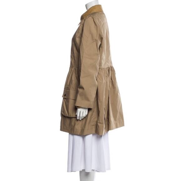 Red Valentino Neutral Tan Knee Length Coat Size 10 - Picture 2 of 3